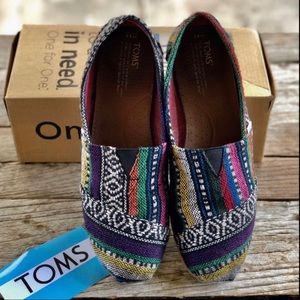 Toms Multicolored Pattern - 9.5